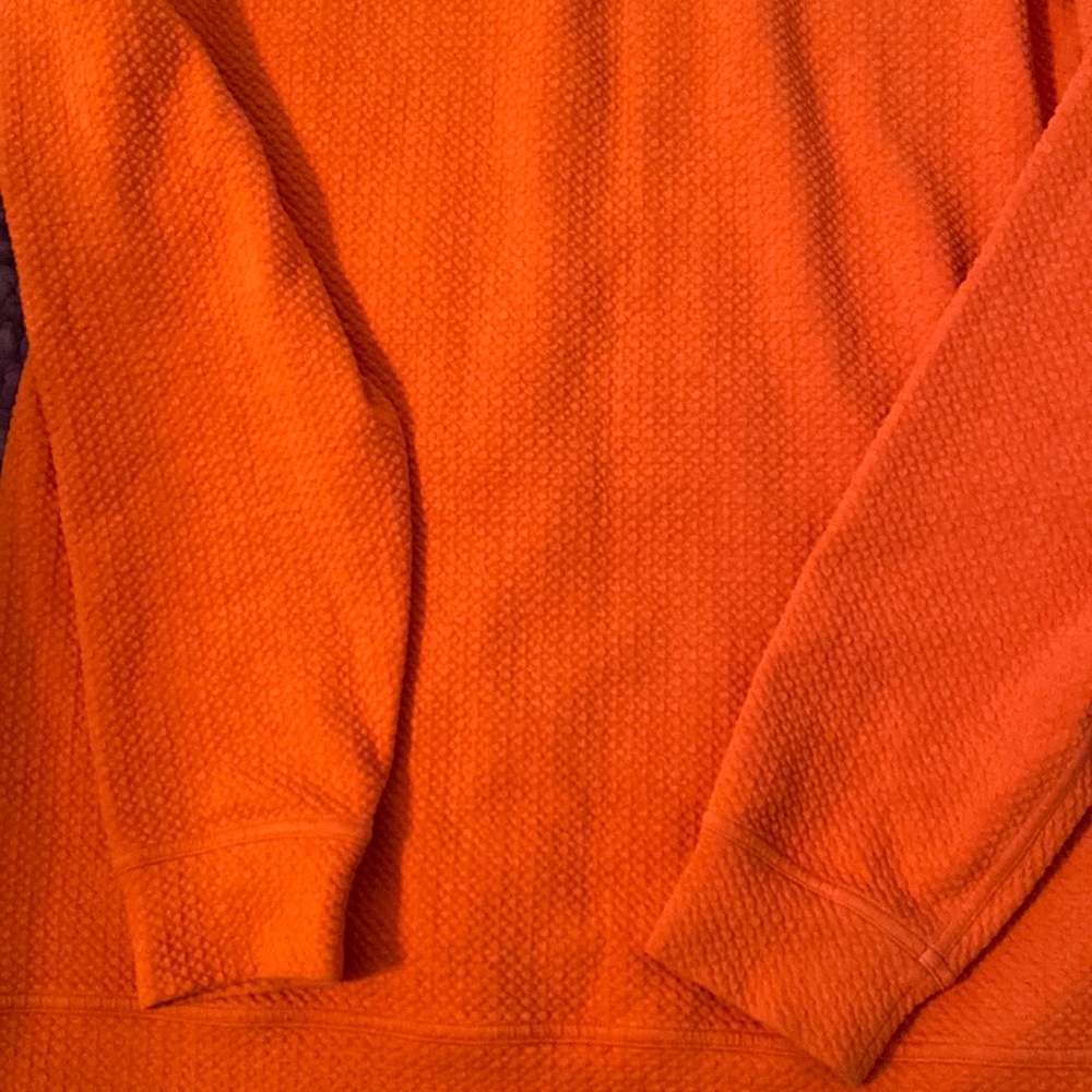 Lululemon orange sweatshirt size 10